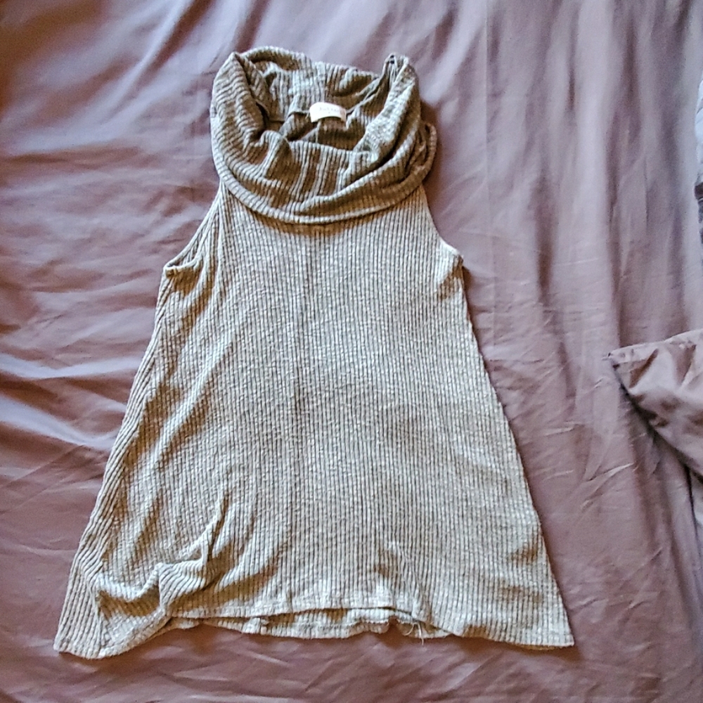 Dressy olive tank top